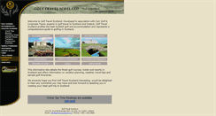 Desktop Screenshot of golfing-scotland.com