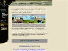 Tablet Screenshot of golfing-scotland.com
